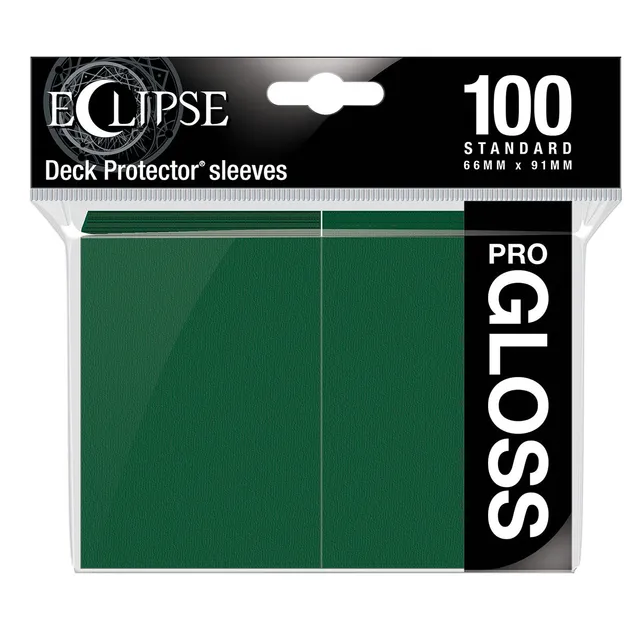 ultra-pro-eclipse-gloss-standard-deck-protector-h-llen-100-st-ck-forest-green image 1