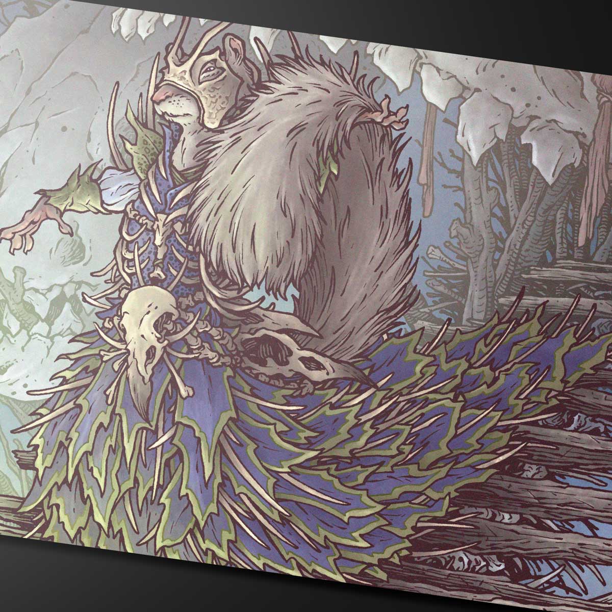 ultra-pro-bloomburrow-camellia-the-seedmiser-playmat-f-r-magic-the-gathering image 2