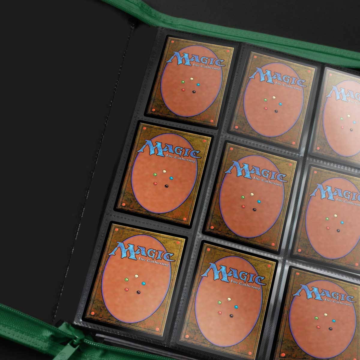 ultra-pro-vivid-9-pocket-zippered-pro-binder-cool-matcha-f-r-360-sammelkarten image 3
