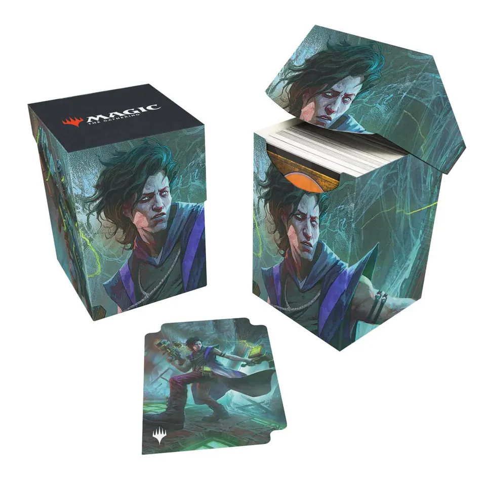ultra-pro-commander-100-deck-box-duskmourn-winter-cynical-opportunist-f-r-magic- image 1
