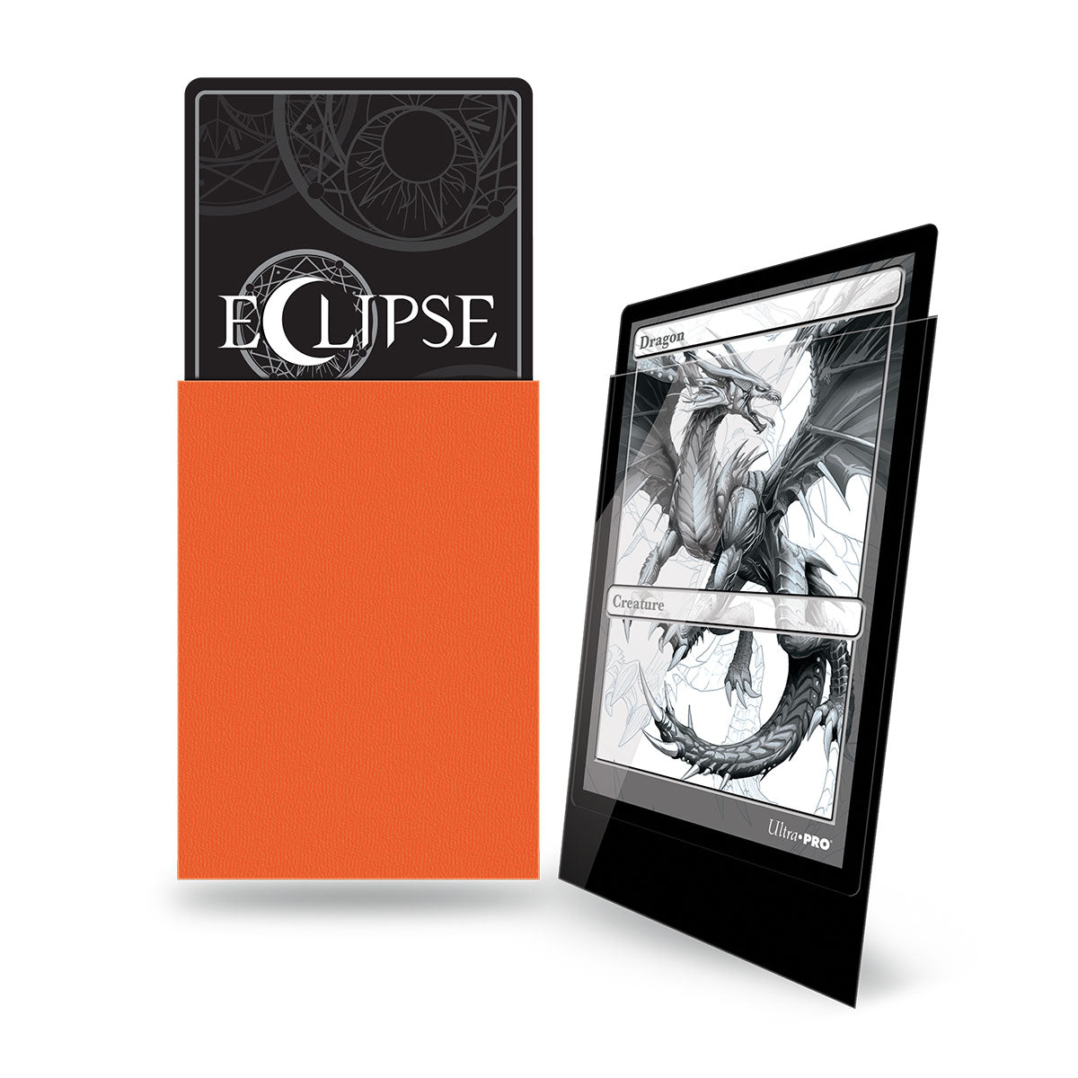 ultra-pro-eclipse-gloss-standard-deck-protector-sleeves-100er-pumpkin-orange image 2
