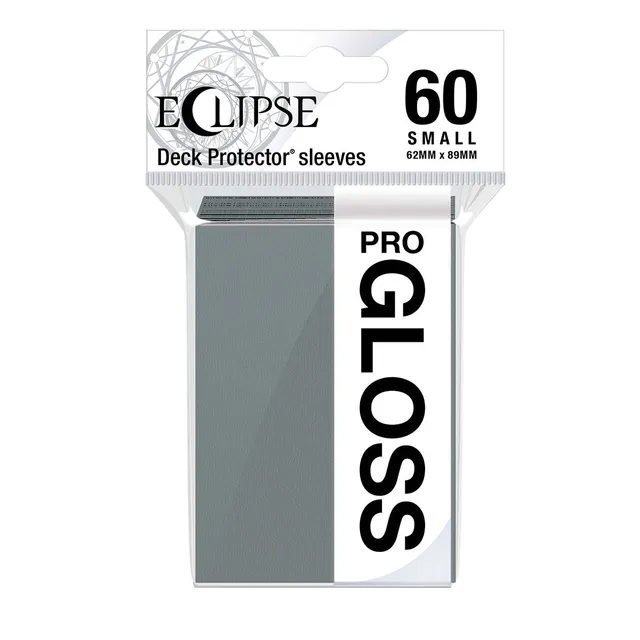 ultra-pro-eclipse-gloss-small-deck-protector-sleeves-60ct-smoke-grey image 1