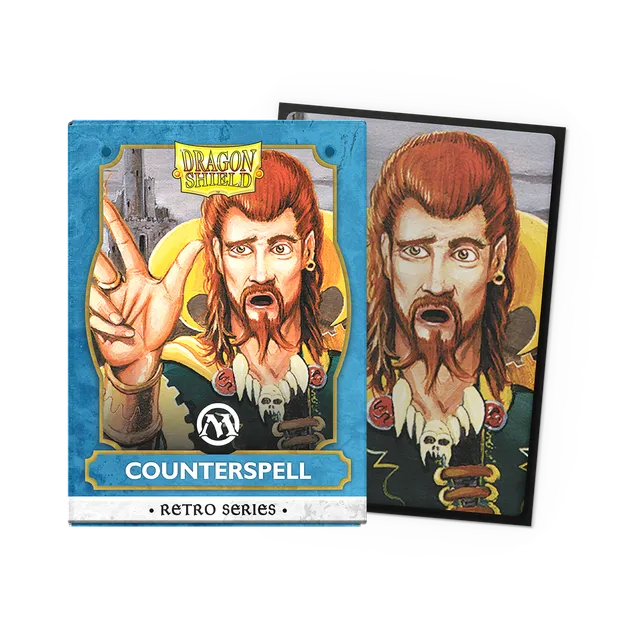 dragon-shield-retro-series-counterspell-brushed-art-sleeves-standard-size image 1