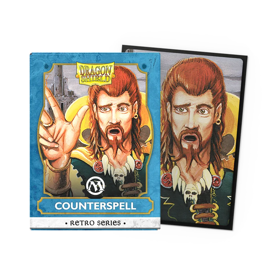 dragon-shield-retro-series-counterspell-brushed-art-sleeves-standard-size image 1