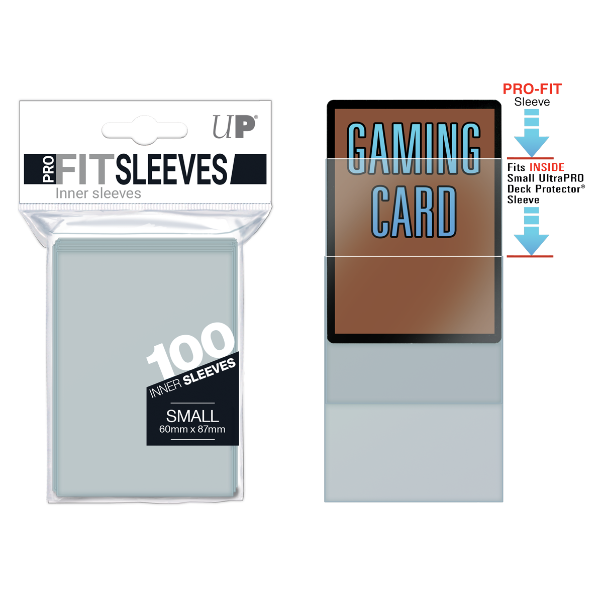 ultra-pro-pro-fit-small-deck-inner-sleeves-100ct-yu-gi-oh-format image 2