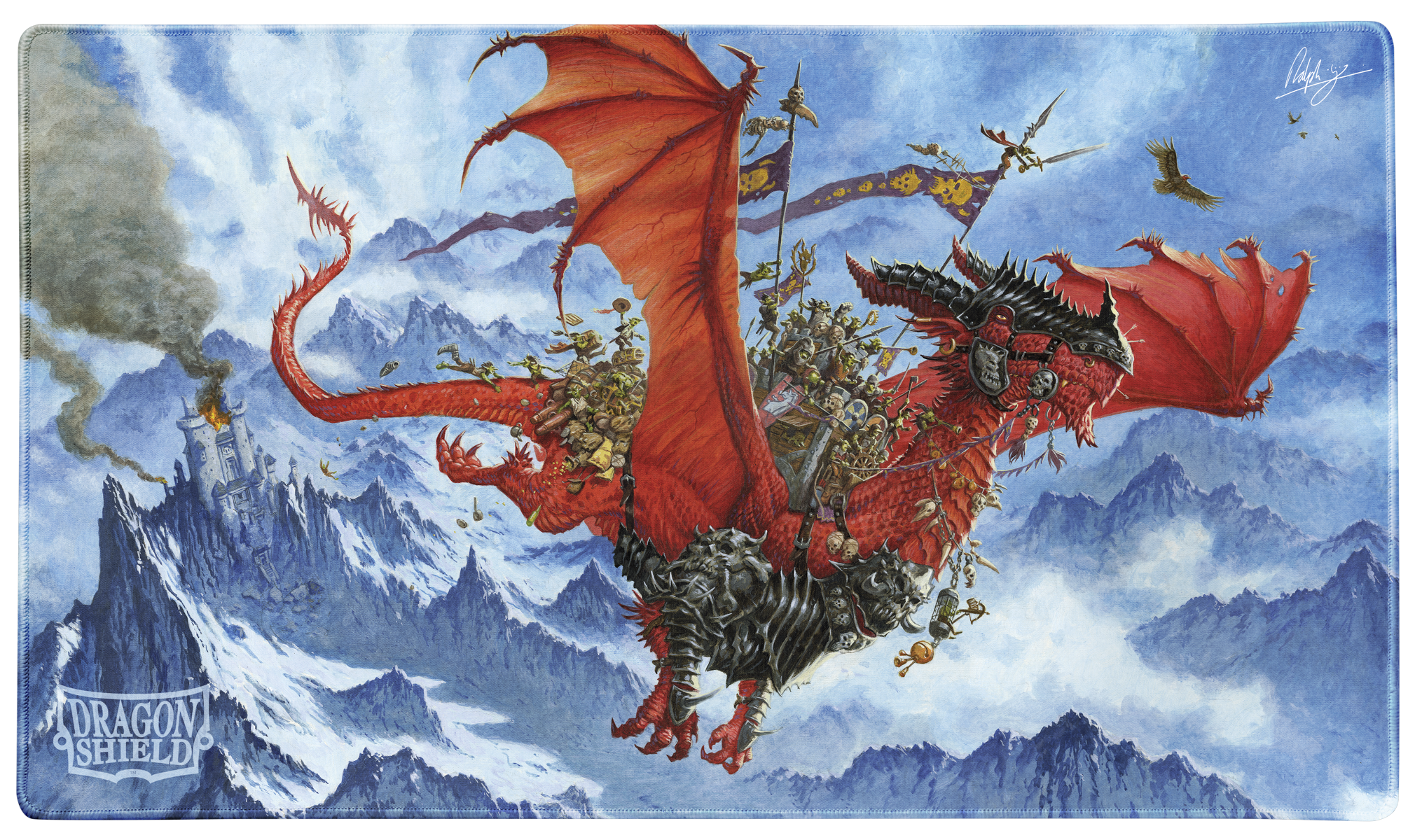 dragon-shield-signature-series-the-raid-tcg-playmat-spielmatte image 1