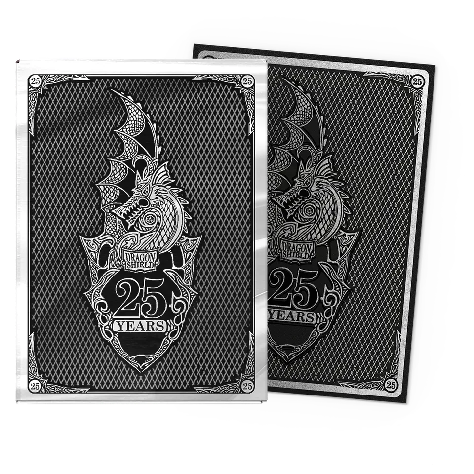 dragon-shield-25th-anniversary-matte-art-sleeves-silber-edition image 1