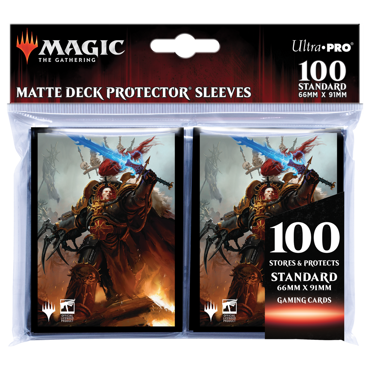 ultra-pro-warhammer-40k-commander-abaddon-the-despoiler-standard-sleeves-100ct image 2