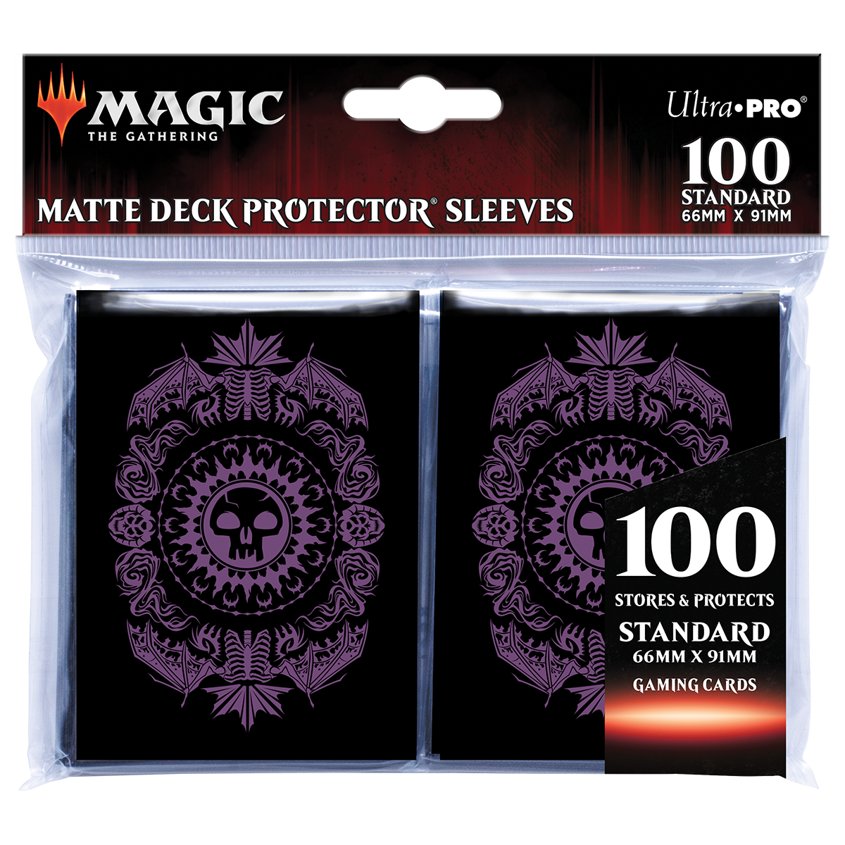 ultra-pro-mana-7-swamp-deck-protector-sleeves-100ct-f-r-magic-the-gathering image 2