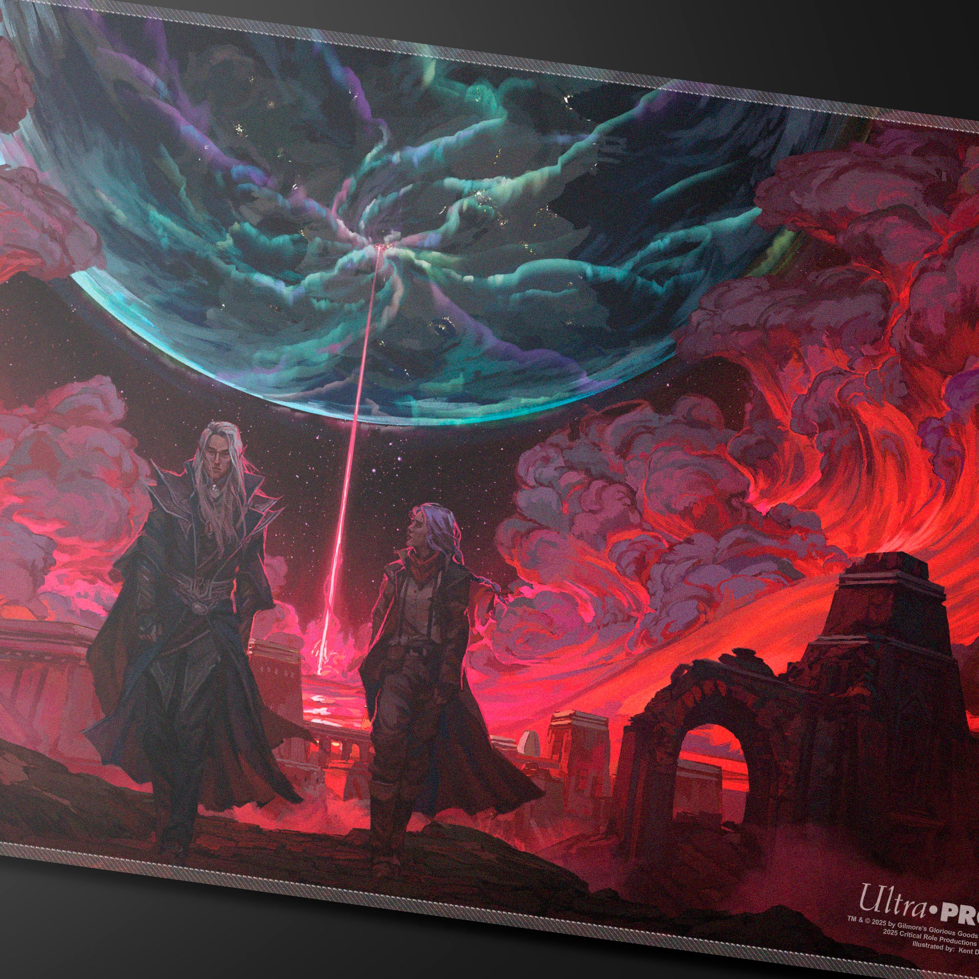 ultra-pro-critical-role-baddies-the-bloody-bridge-stitched-playmat image 2