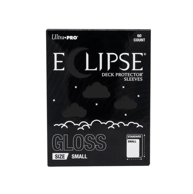 ultra-pro-eclipse-gloss-small-deck-protector-jet-black-60-st-ck image 1