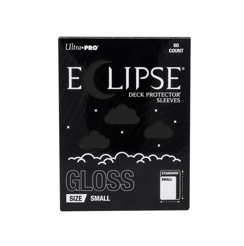 ultra-pro-eclipse-gloss-small-deck-protector-jet-black-60-st-ck image 1