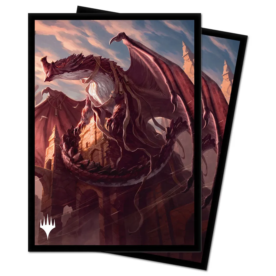 ultra-pro-strixhaven-velomachus-lorehold-standard-deck-protector-sleeves-100ct-f image 1