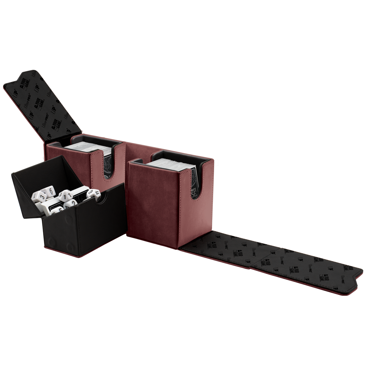 ultra-pro-suede-collection-alcove-vault-deck-box-schwarz image 2