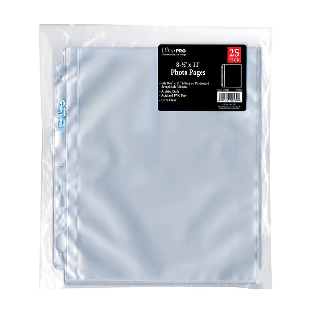 ultra-pro-3-loch-fotoh-llen-f-r-8-x-11-prints-25er-pack image 1