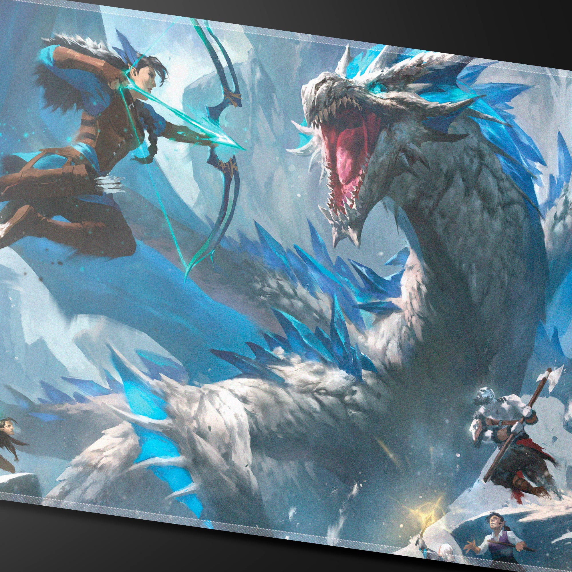 ultra-pro-critical-role-baddies-vorugal-stitched-playmat-tabletop-spielmatte image 2