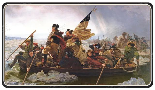 ultra-pro-fine-art-washington-crossing-the-delaware-standard-playmat-von-emanuel image 1