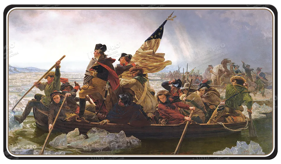 ultra-pro-fine-art-washington-crossing-the-delaware-standard-playmat-von-emanuel image 1