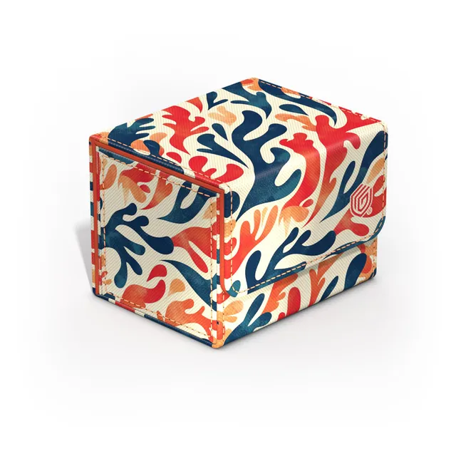 ultimate-guard-sidewinder-100-xenoskin-coral-places-mellow-sea-deck-box image 1