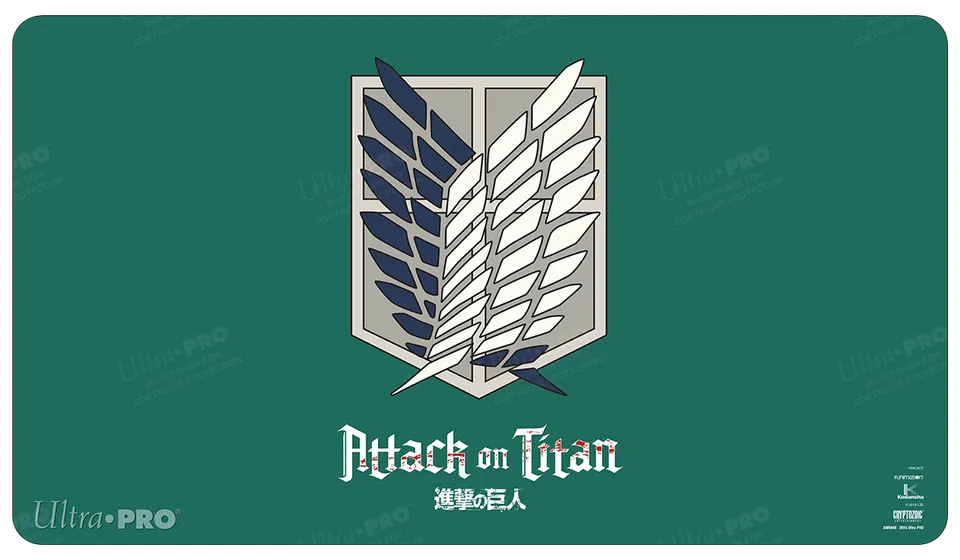 ultra-pro-attack-on-titan-survey-corps-standard-gaming-playmat-spielmatte-24-x-1 image 1