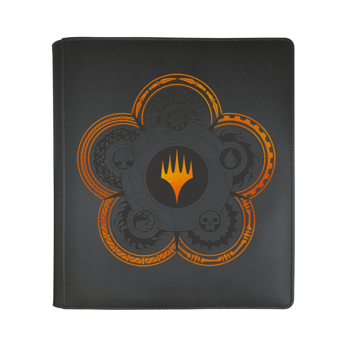 ultra-pro-mana-7-color-wheel-12-pocket-zippered-pro-binder-f-r-magic-the-gatheri image 1