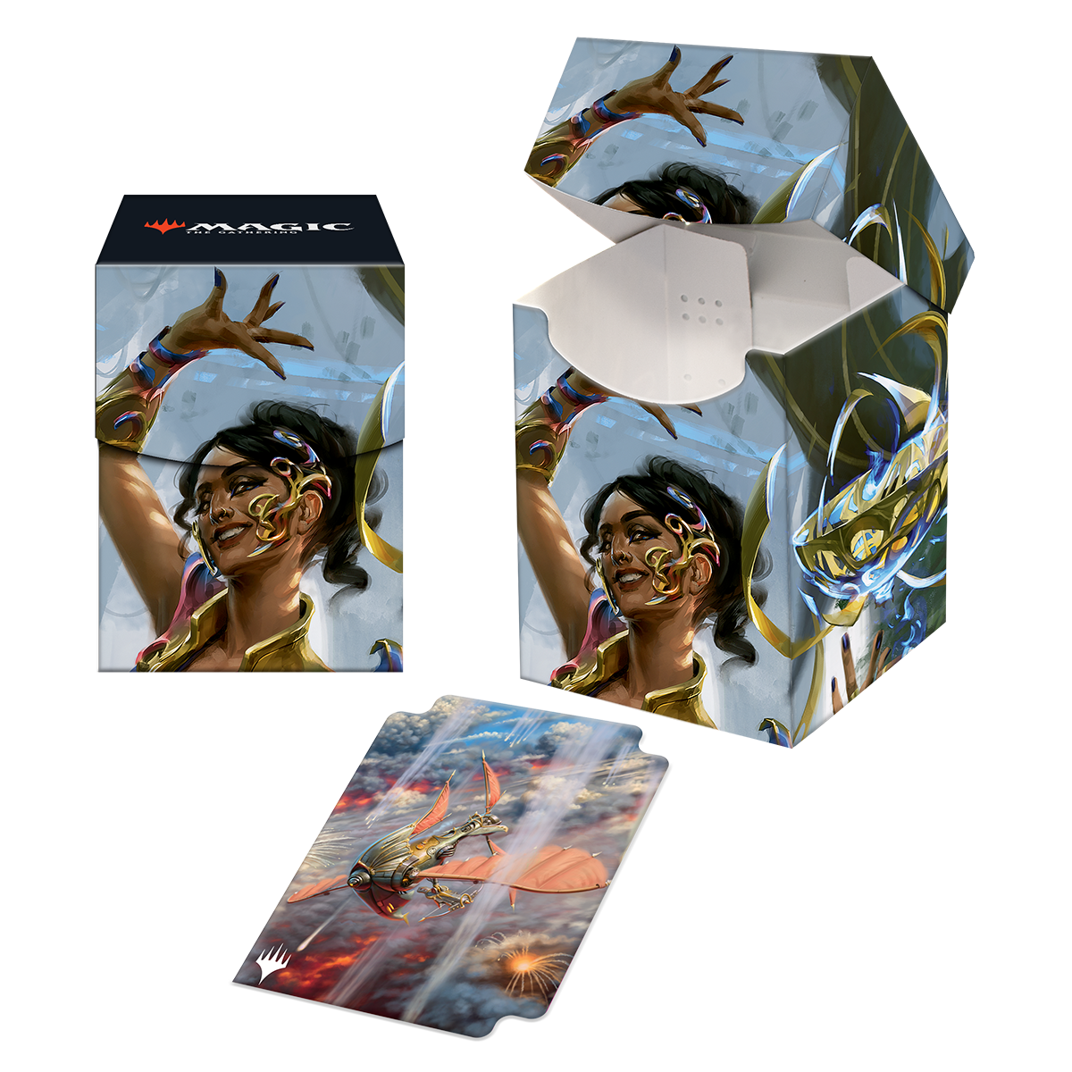ultra-pro-the-brothers-war-saheeli-filigree-master-100-deck-box-f-r-magic-the-ga image 1