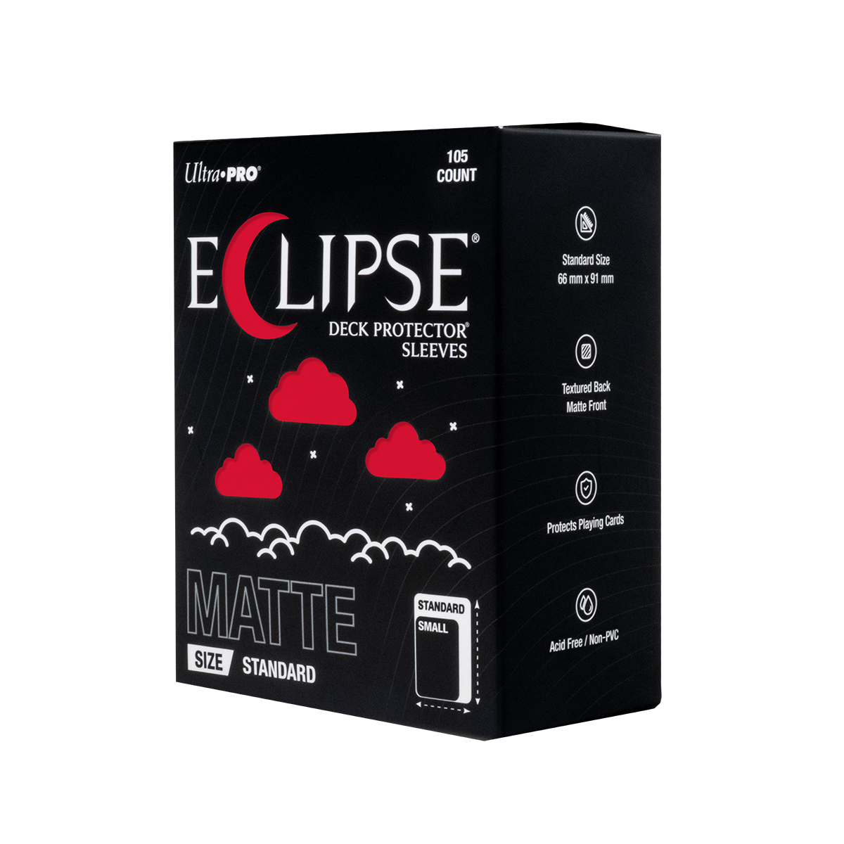 ultra-pro-eclipse-matte-standard-deck-protector-sleeves-apple-red-105-st-ck image 4