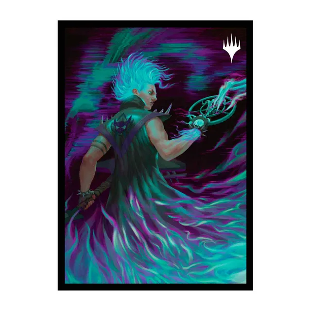 ultra-pro-100ct-deck-protector-sleeves-aetherdrift-winter-cursed-rider-f-r-magic image 1