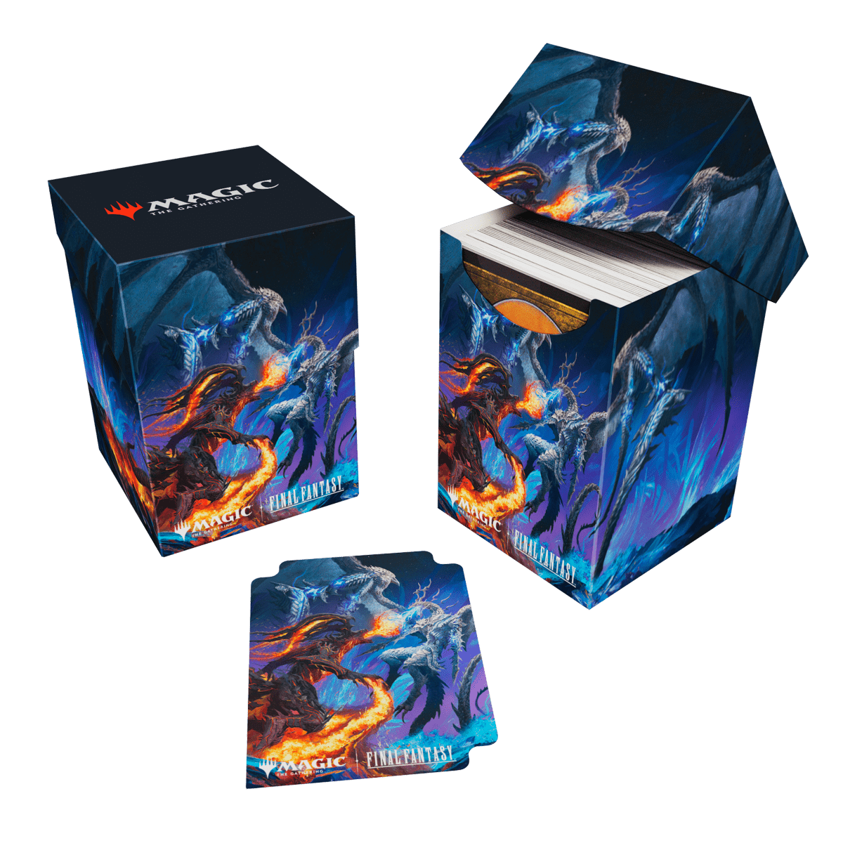ultra-pro-magic-the-gathering-final-fantasy-bahamut-und-ifrit-100-deck-box image 1