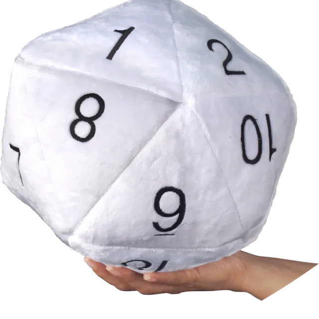 ultra-pro-jumbo-d20-novelty-dice-plush-pink-wei-ca-10-zoll image 1