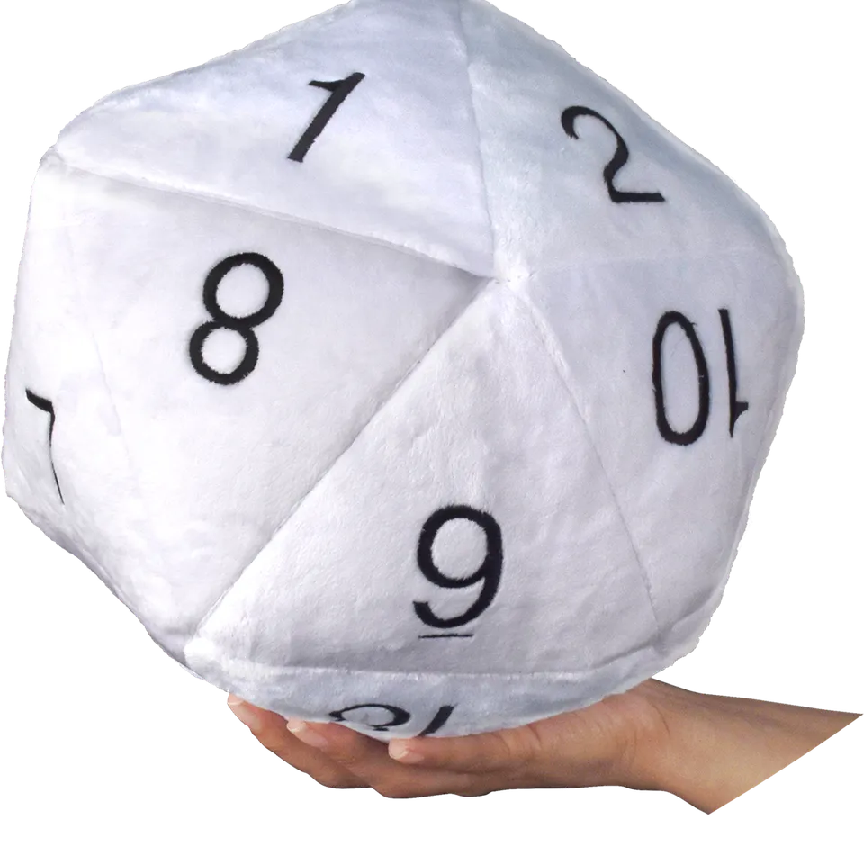 ultra-pro-jumbo-d20-novelty-dice-plush-pink-wei-ca-10-zoll image 1