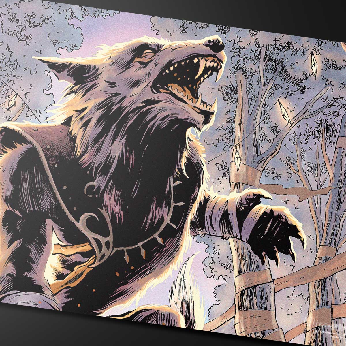 ultra-pro-double-sided-playmat-magic-the-gathering-innistrad-remastered-arlinn-k image 2
