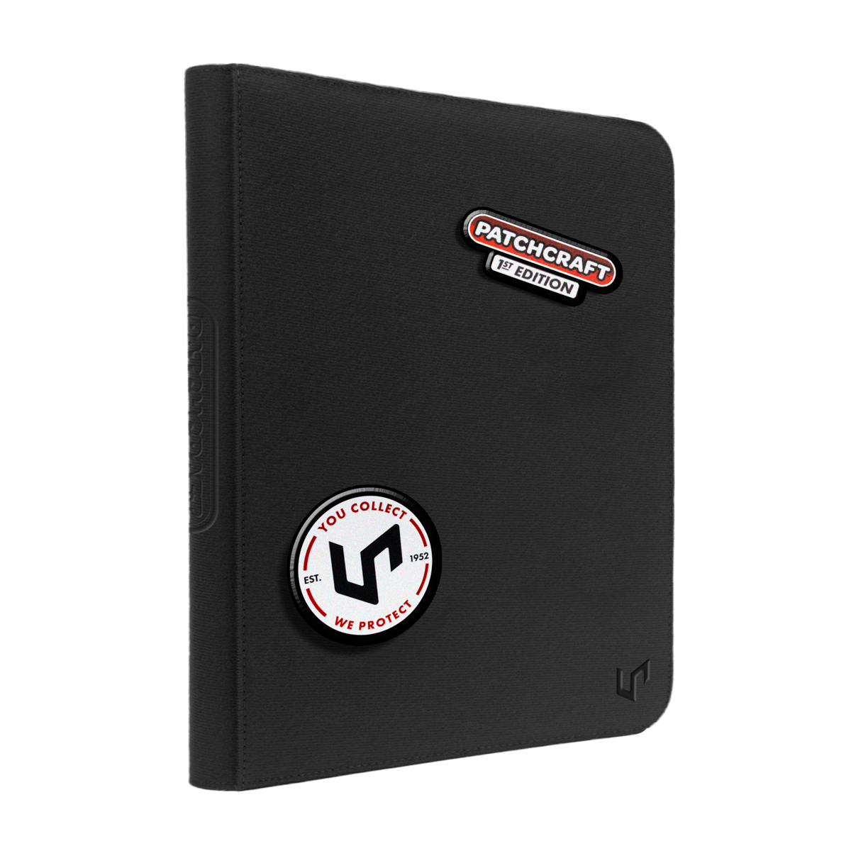 ultra-pro-patchcraft-zippered-9-pocket-pro-binder-alcove-flip-deck-box-black-bun image 3