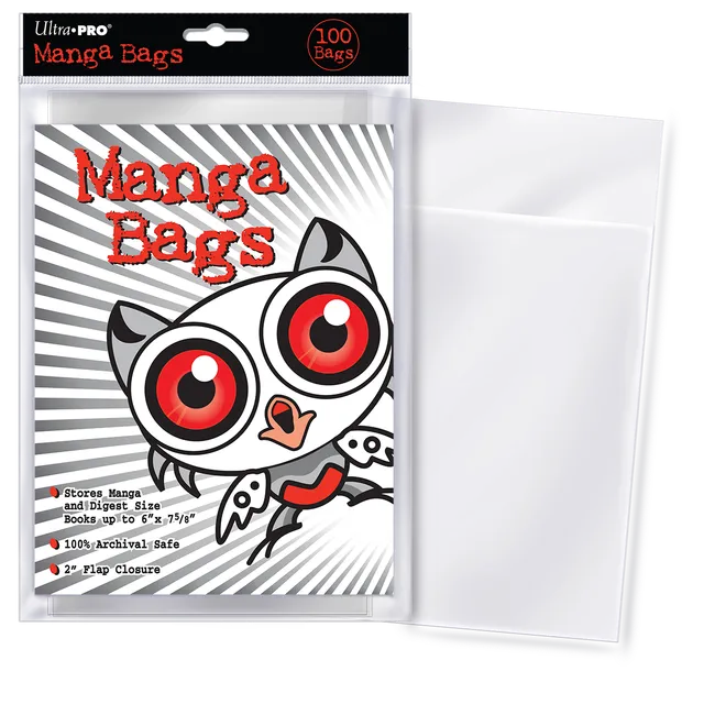ultra-pro-manga-bags-100-st-ck-152-4-x-193-6-mm image 1