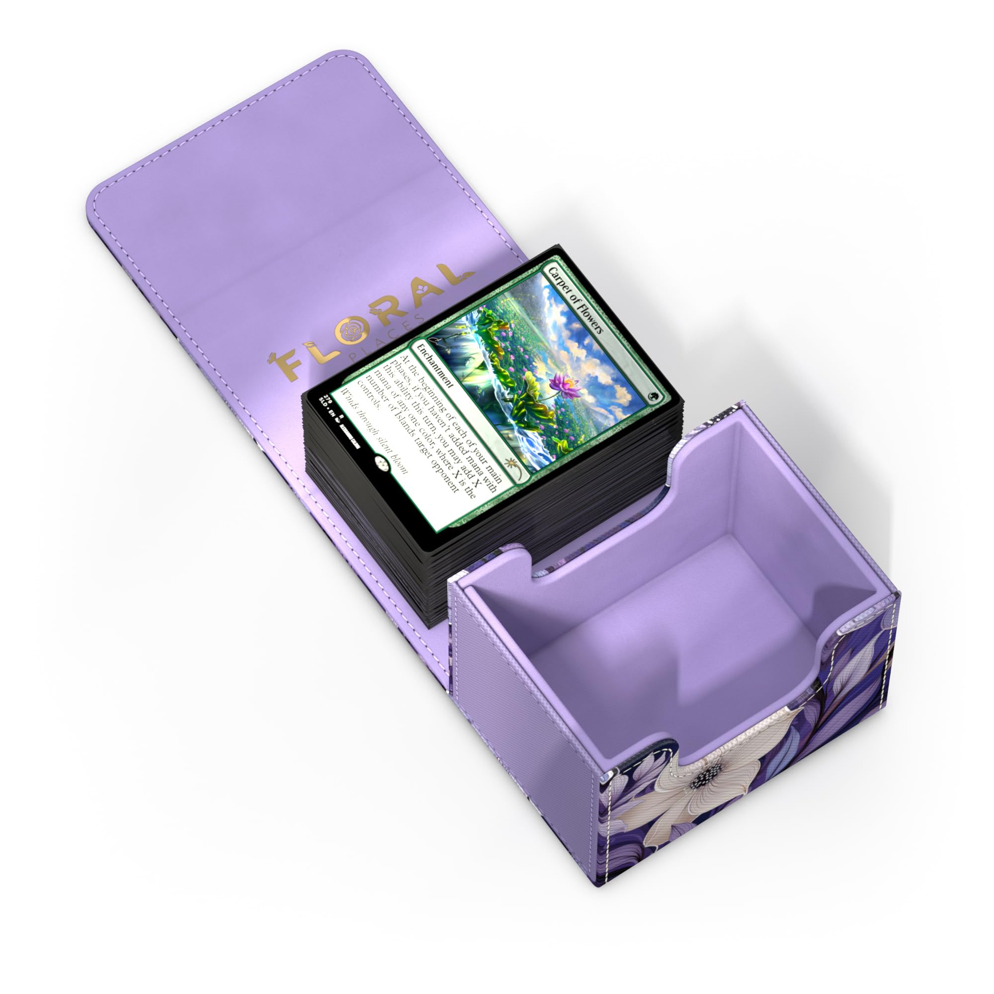 ultimate-guard-sidewinder-100-xenoskin-deck-box-floral-places-moonlit-glen image 7