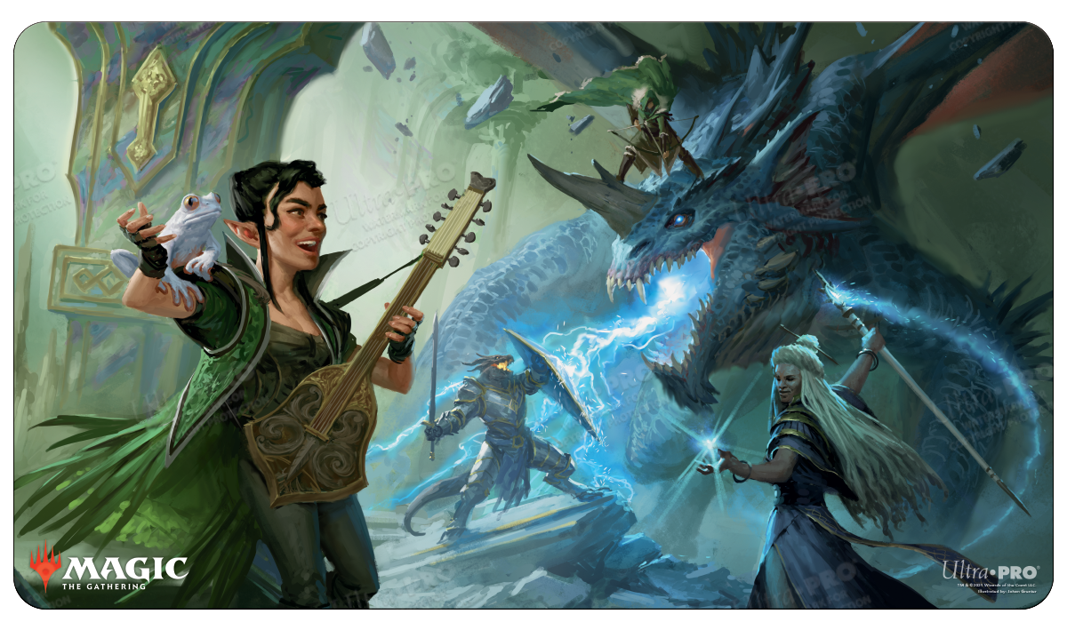 ultra-pro-adventures-in-the-forgotten-realms-the-party-fighting-blue-dragon-stan image 1