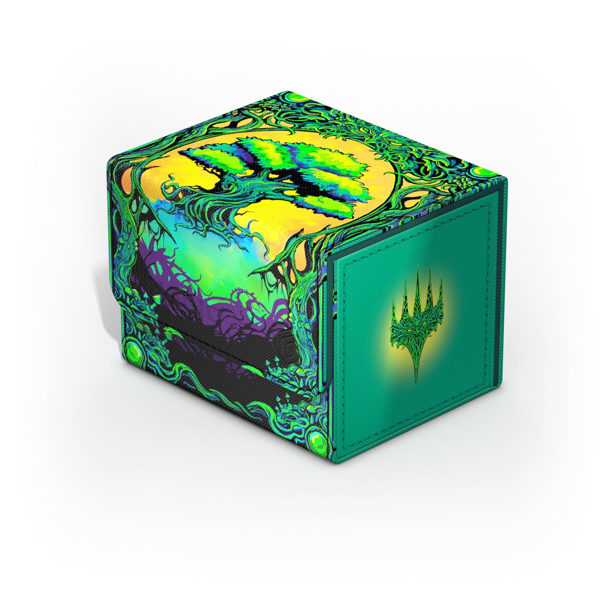 ultimate-guard-sidewinder-100-deckbox-mtg-mana-token-forest image 2