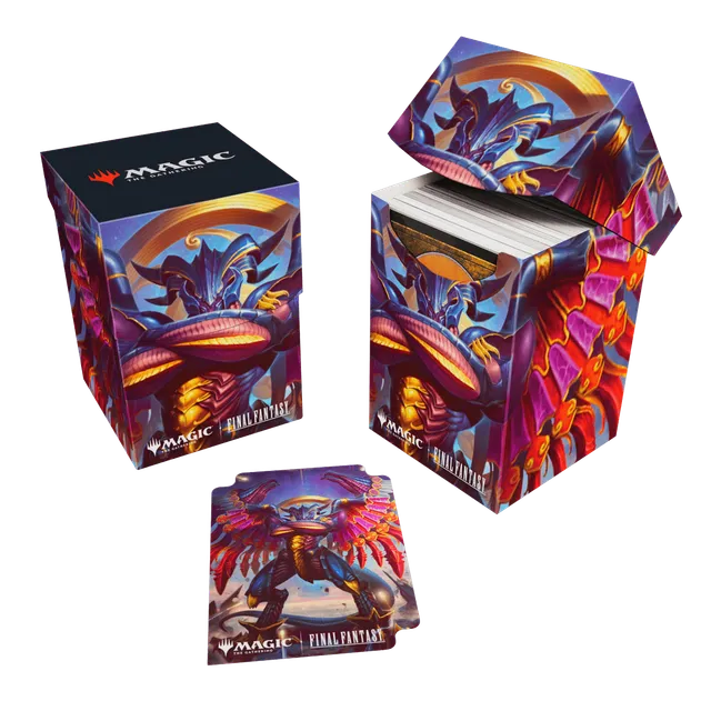 ultra-pro-magic-the-gathering-final-fantasy-summon-bahamut-100-deck-box image 1