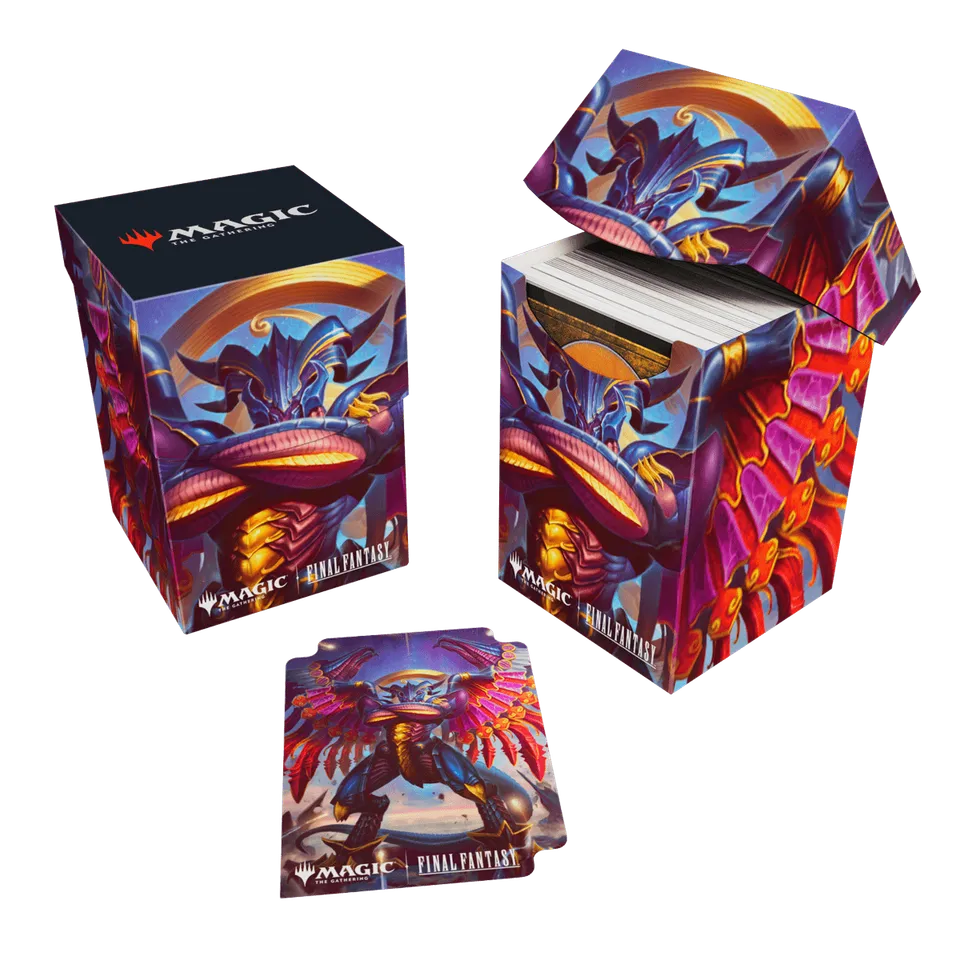 ultra-pro-magic-the-gathering-final-fantasy-summon-bahamut-100-deck-box image 1