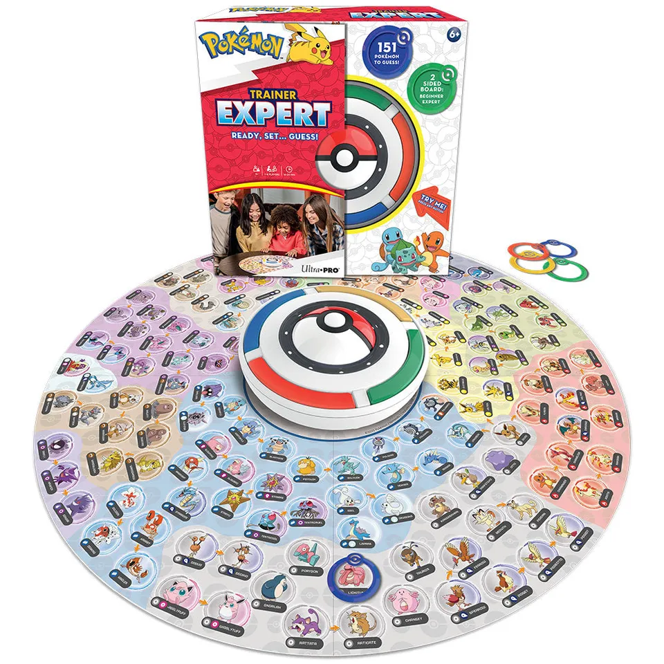 ultra-pro-pok-mon-trainer-expert-familienspiel-ratespiel-f-r-2-4-spieler-mit-151 image 1