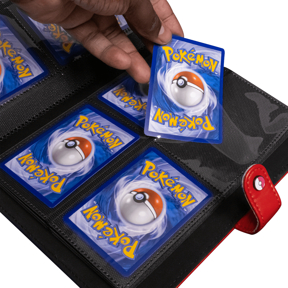 ultra-pro-premium-red-4-pocket-snap-binder-f-r-pok-mon-160-karten image 2