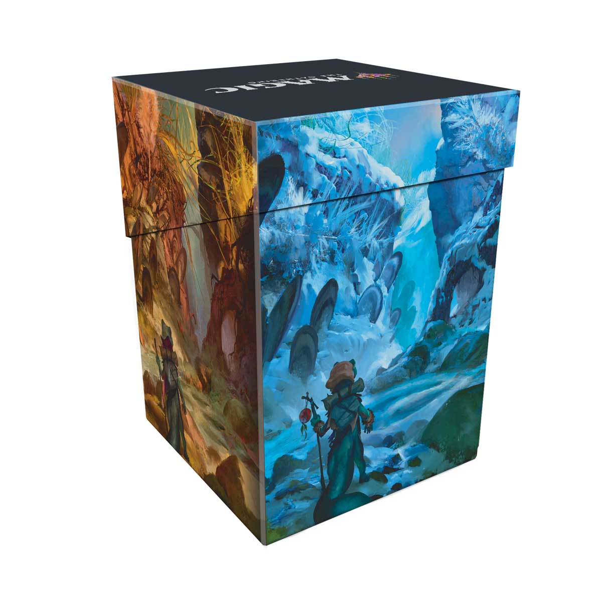 ultra-pro-bloomburrow-season-lands-swamp-summer-100-deck-box-black-f-r-magic-the image 3