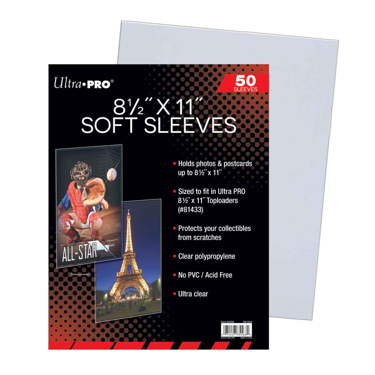ultra-pro-8-1-2-x-11-soft-sleeves-50ct-f-r-dokumente-und-fotos image 1