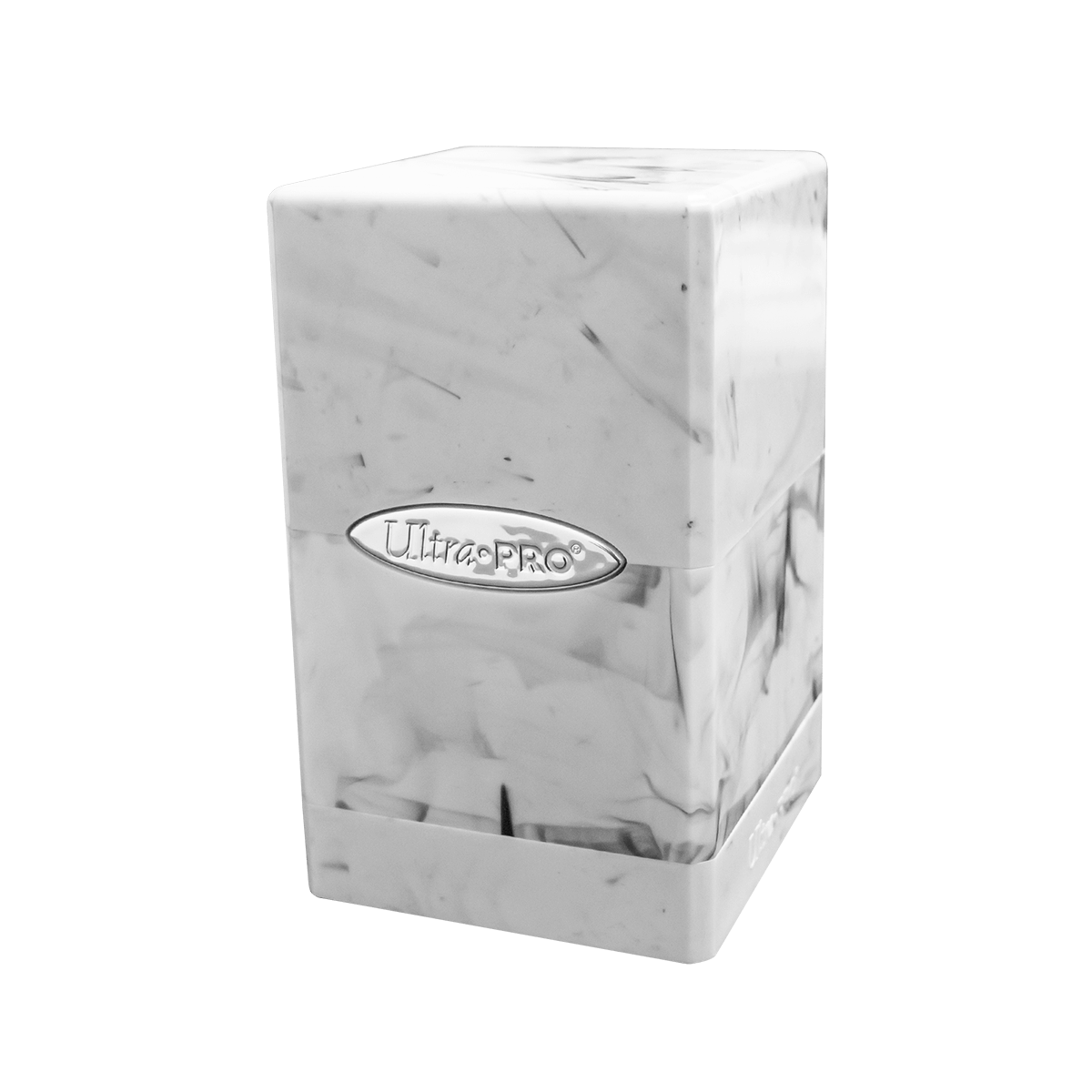 ultra-pro-marble-satin-tower-deck-box-black-white-f-r-100-karten image 1