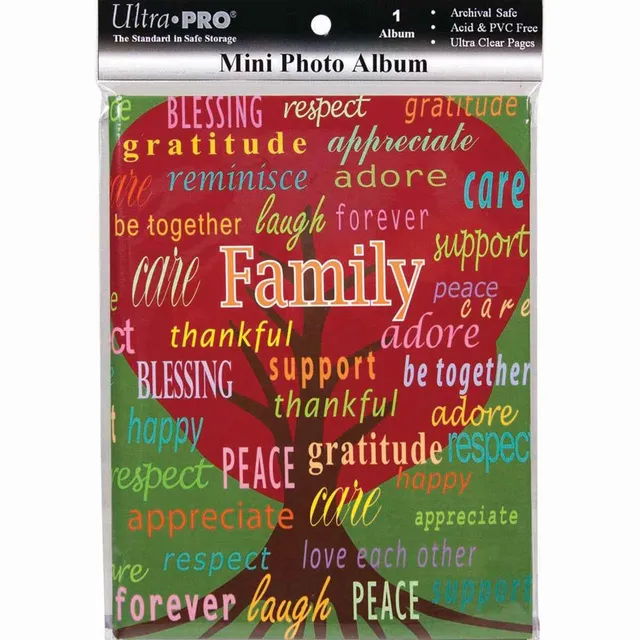 ultra-pro-family-theme-mini-fotoalbum-f-r-4-x-6-zoll-prints-24-fotos image 1