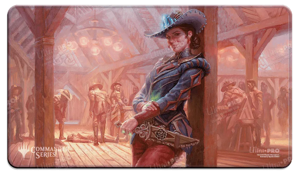 ultra-pro-outlaws-of-thunder-junction-marchesa-stitched-edge-playmat-magic-the-g image 1