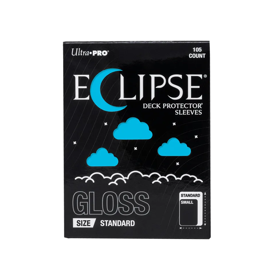 ultra-pro-eclipse-gloss-standard-deck-protector-sleeves-sky-blue-105ct image 1