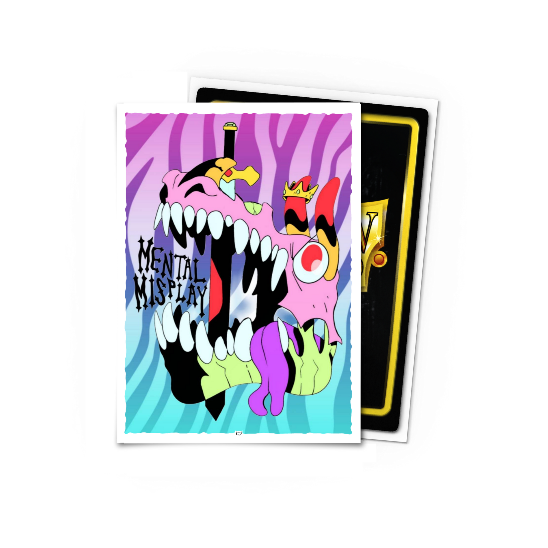 dragon-shield-brushed-art-sleeves-standard-mental-misplay-angry-dracolich image 1