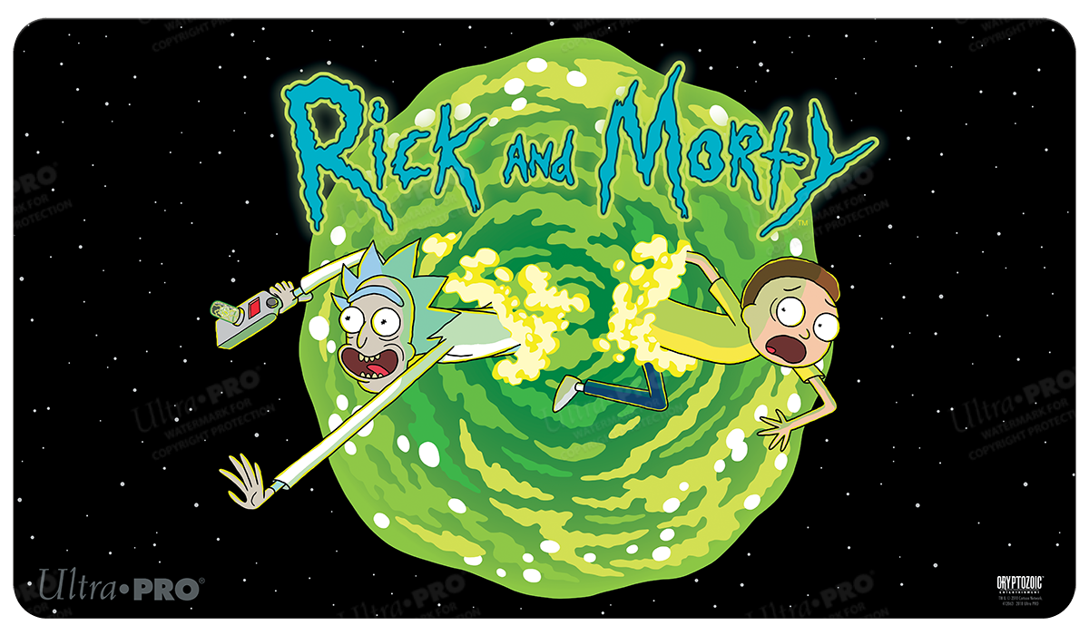 ultra-pro-rick-and-morty-interdimensional-portal-standard-gaming-playmat image 1