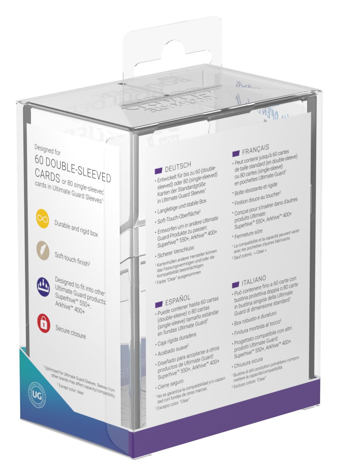 ultimate-guard-boulder-deck-case-60-standardgr-e-transparent image 8